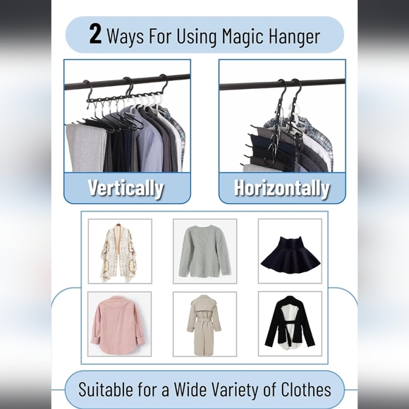 Mr. Pen 8 pack Space Saving Hangers - Picture 7 of 7